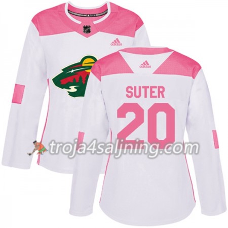 Minnesota Wild tröja Ryan Suter 20 Vit 2017-2018 Adidas Rosa Fashion Authentic - Dame NHL Tröjor Minnesota Wild tröja Ryan Suter 20 Vit 2017-2018 Adidas Rosa Fashion Authentic - Dame NHL Tröjor